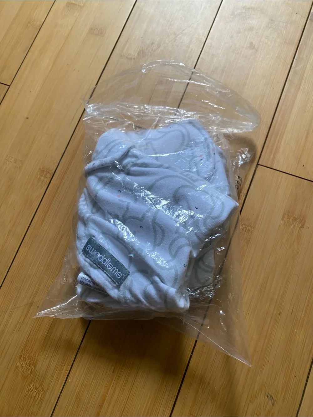 SwaddleMe Baby Swaddle in Light Gray Elephant Print